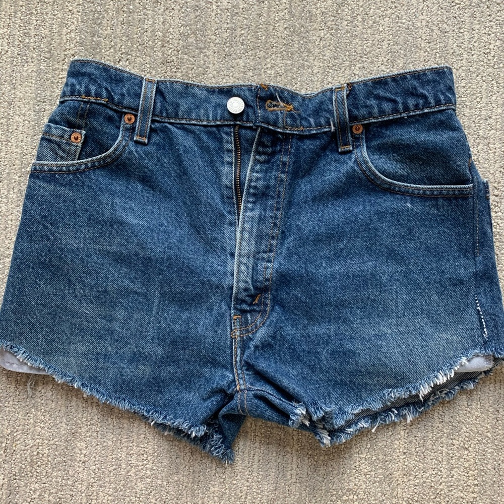 Levi Jean Cut-off Shorts—never worn
